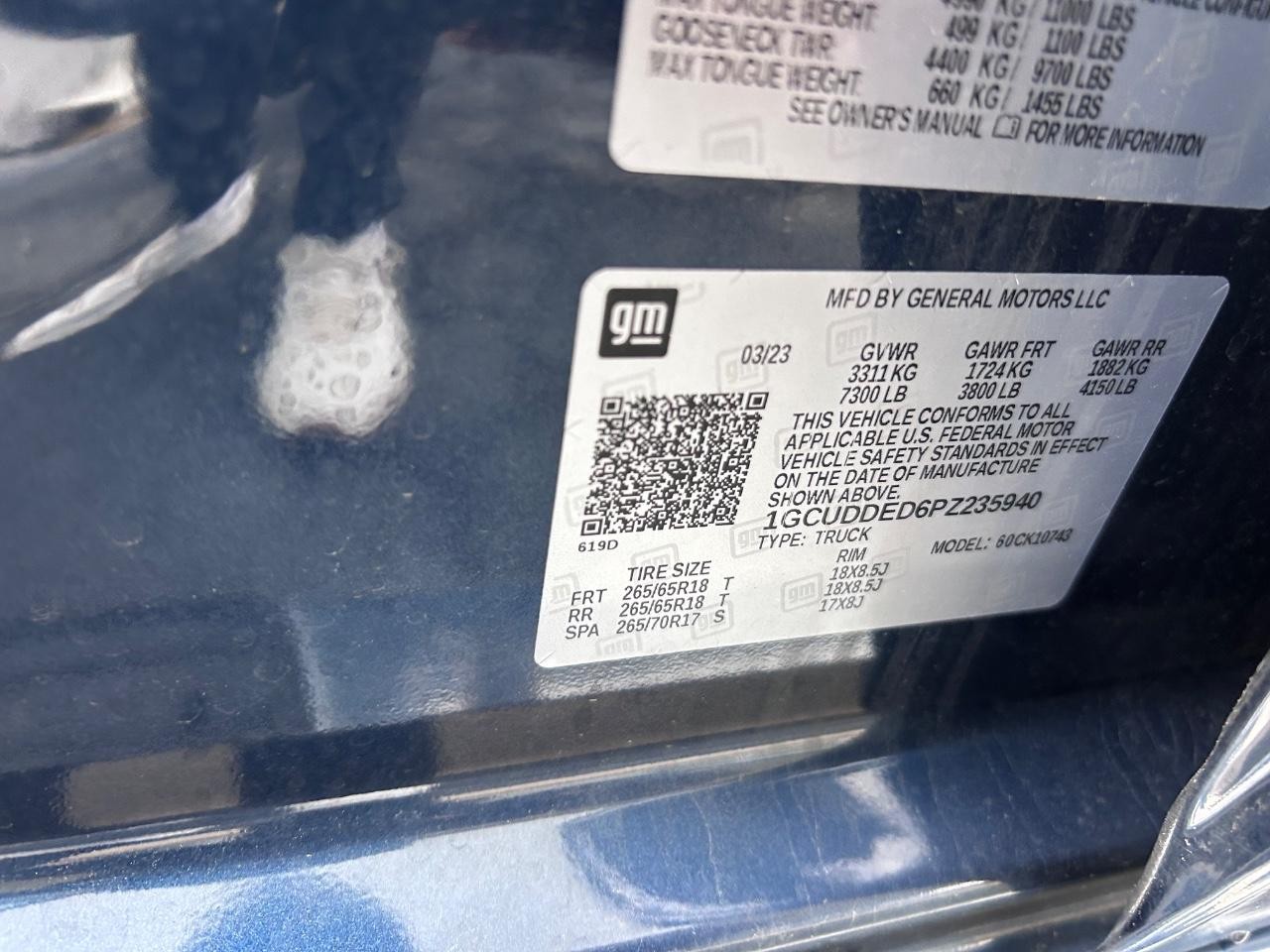 2023 Northsky Blue Metallic Chevrolet Silverado 1500 LT 4X4 Truck