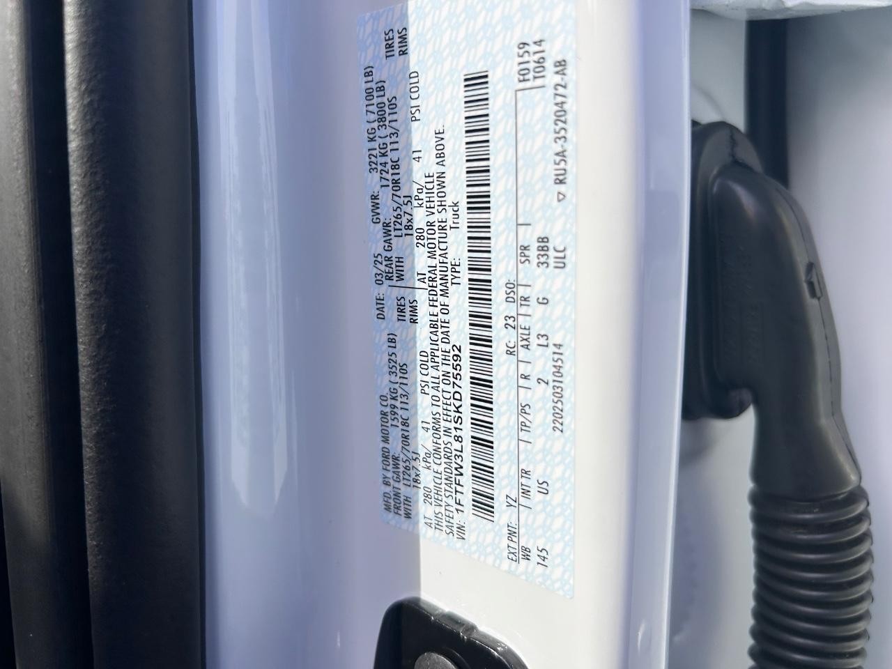 2025 Oxford White Ford F-150 XLT 4X4 Truck