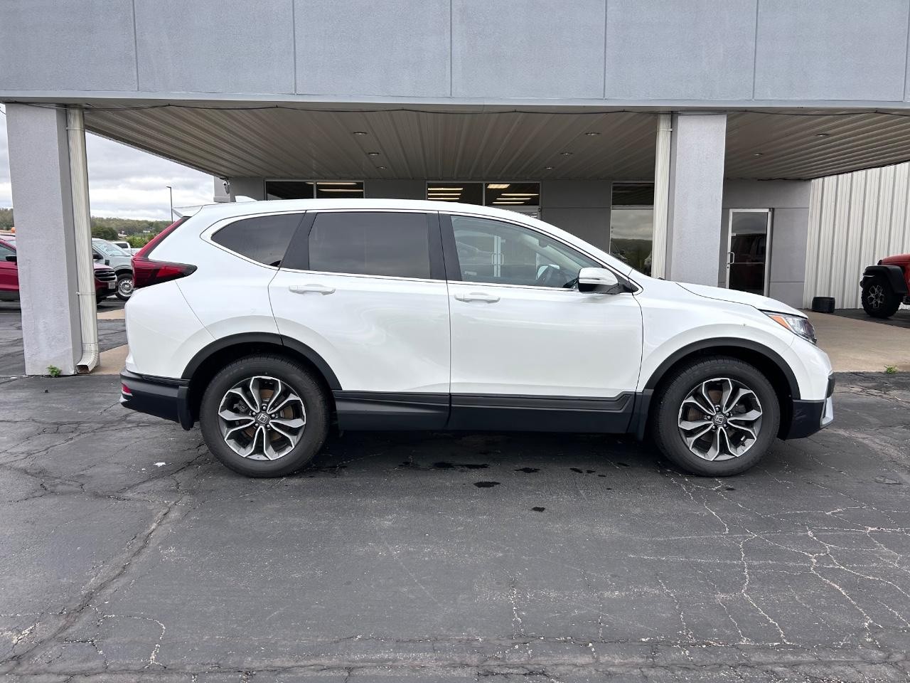 2021 Platinum White Pearl Honda CR-V EX-L FWD SUV
