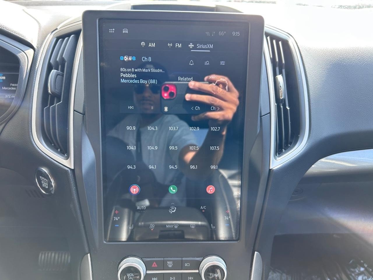 2023 Oxford White Ford Edge ST Line AWD SUV