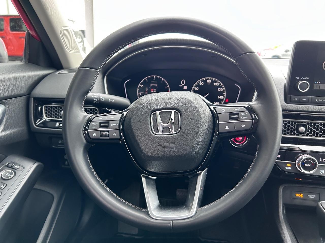 2022 Rallye Red Honda Civic Hatchback EX-L FWD Sedan