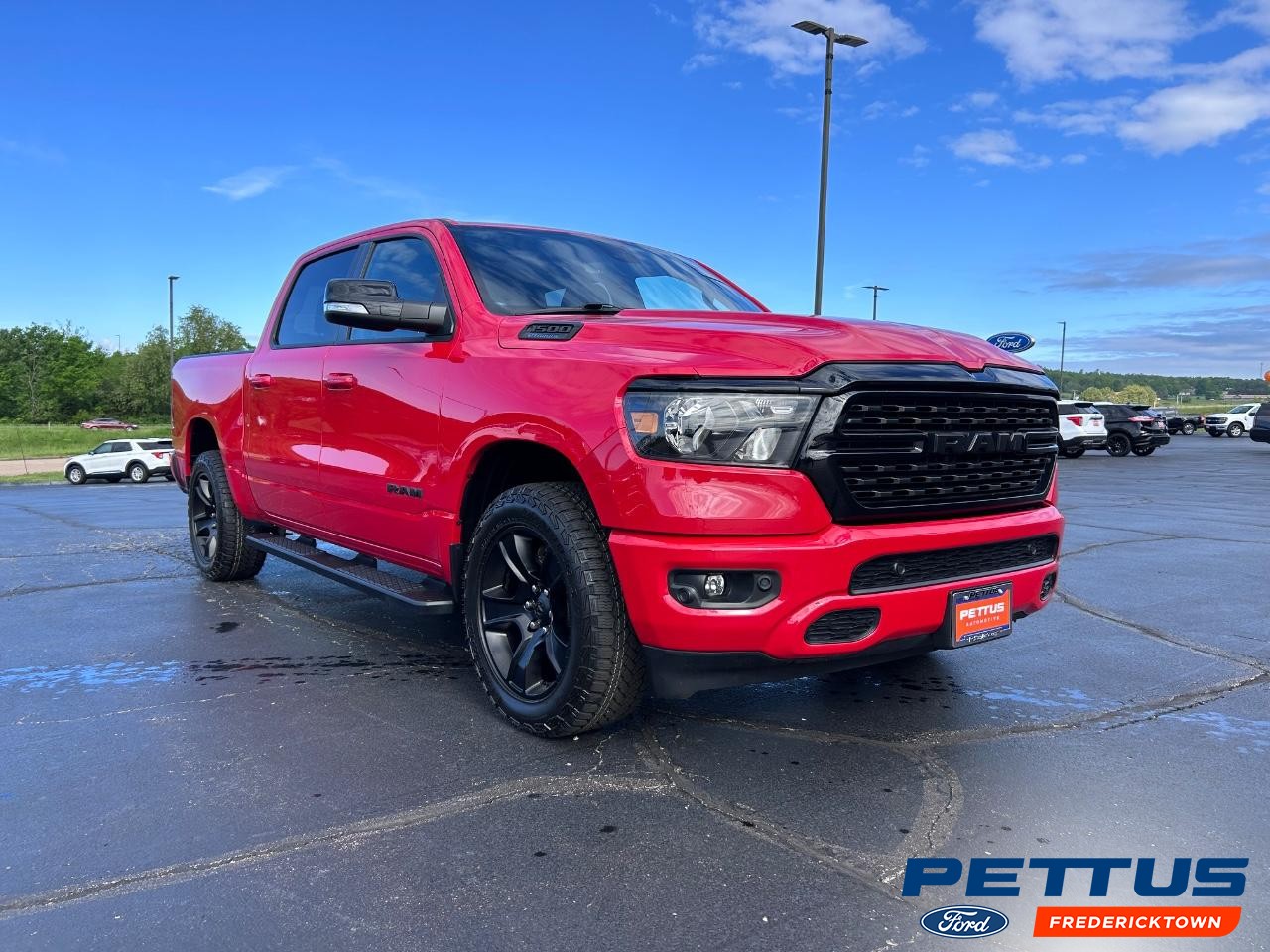 2022 Flame Red Clearcoat Ram 1500 Big Horn/Lone Star Truck