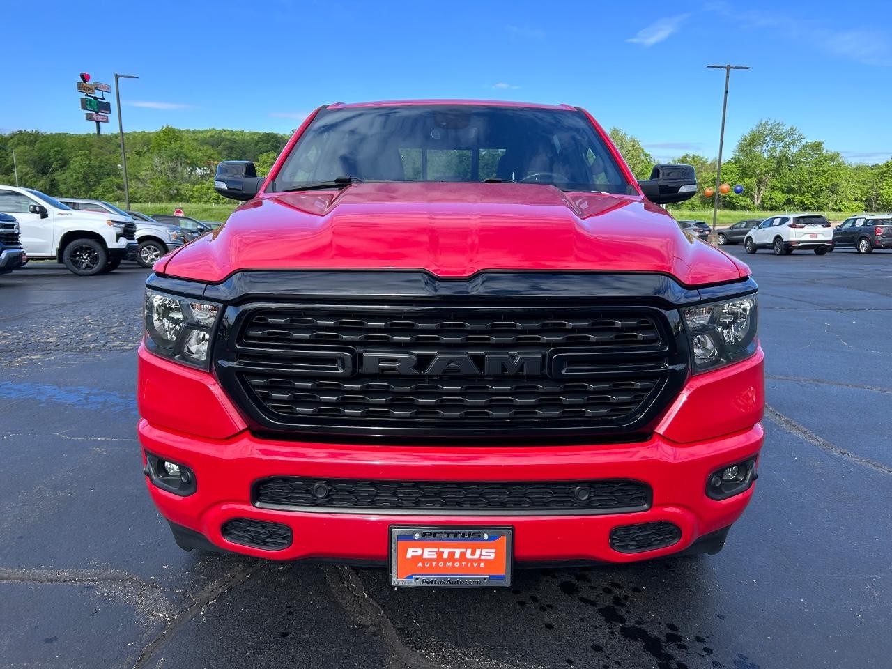 2022 Flame Red Clearcoat Ram 1500 Big Horn/Lone Star 4X4 Truck