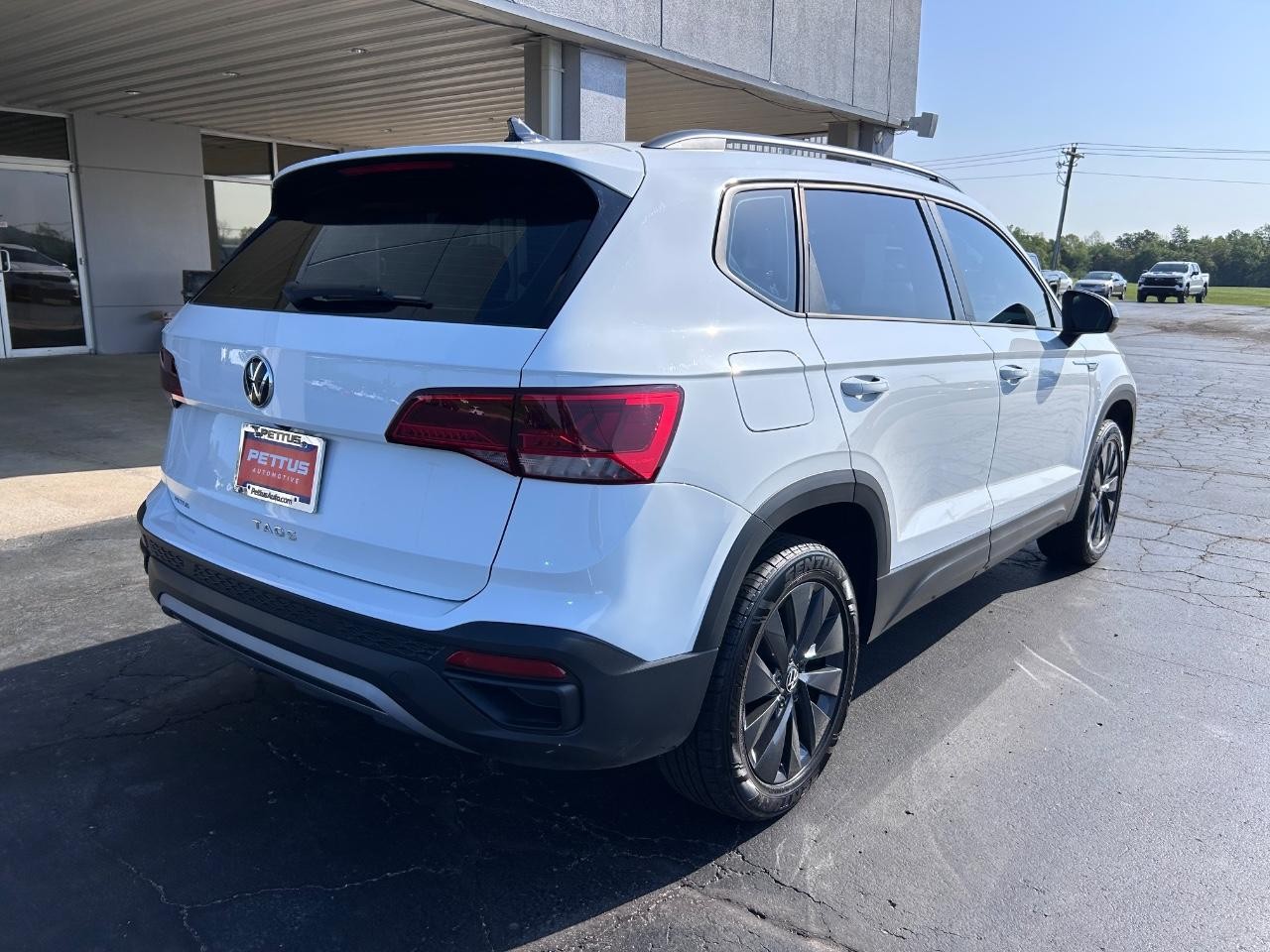 2023 Pure White Volkswagen Taos 1.5T S FWD SUV
