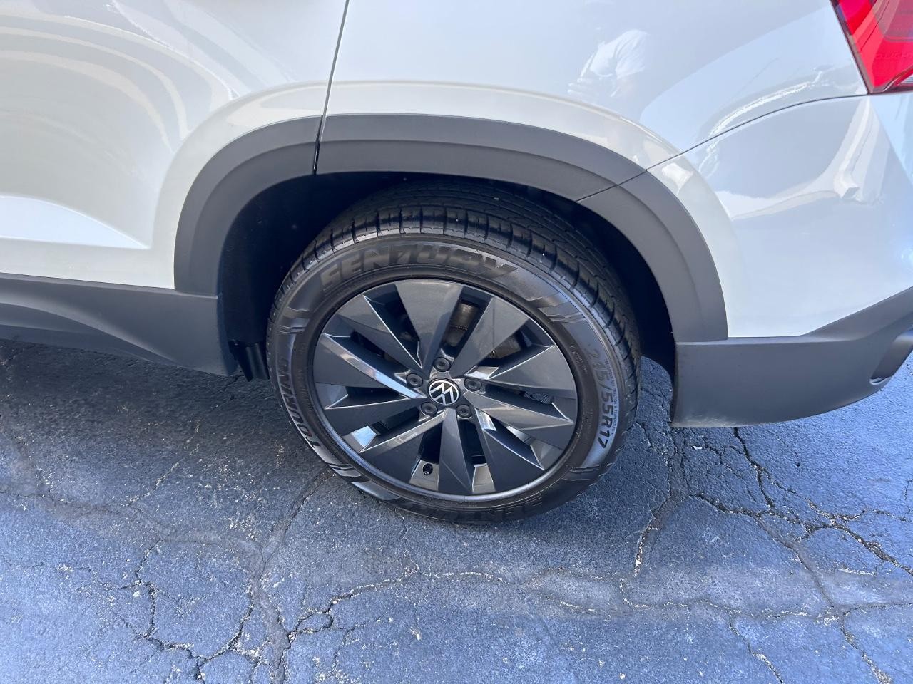 2023 Pure White Volkswagen Taos 1.5T S FWD SUV