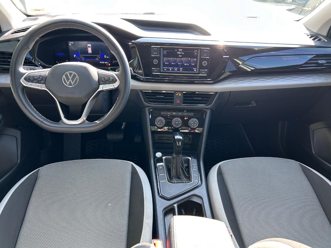 2023 Pure White Volkswagen Taos 1.5T S FWD SUV