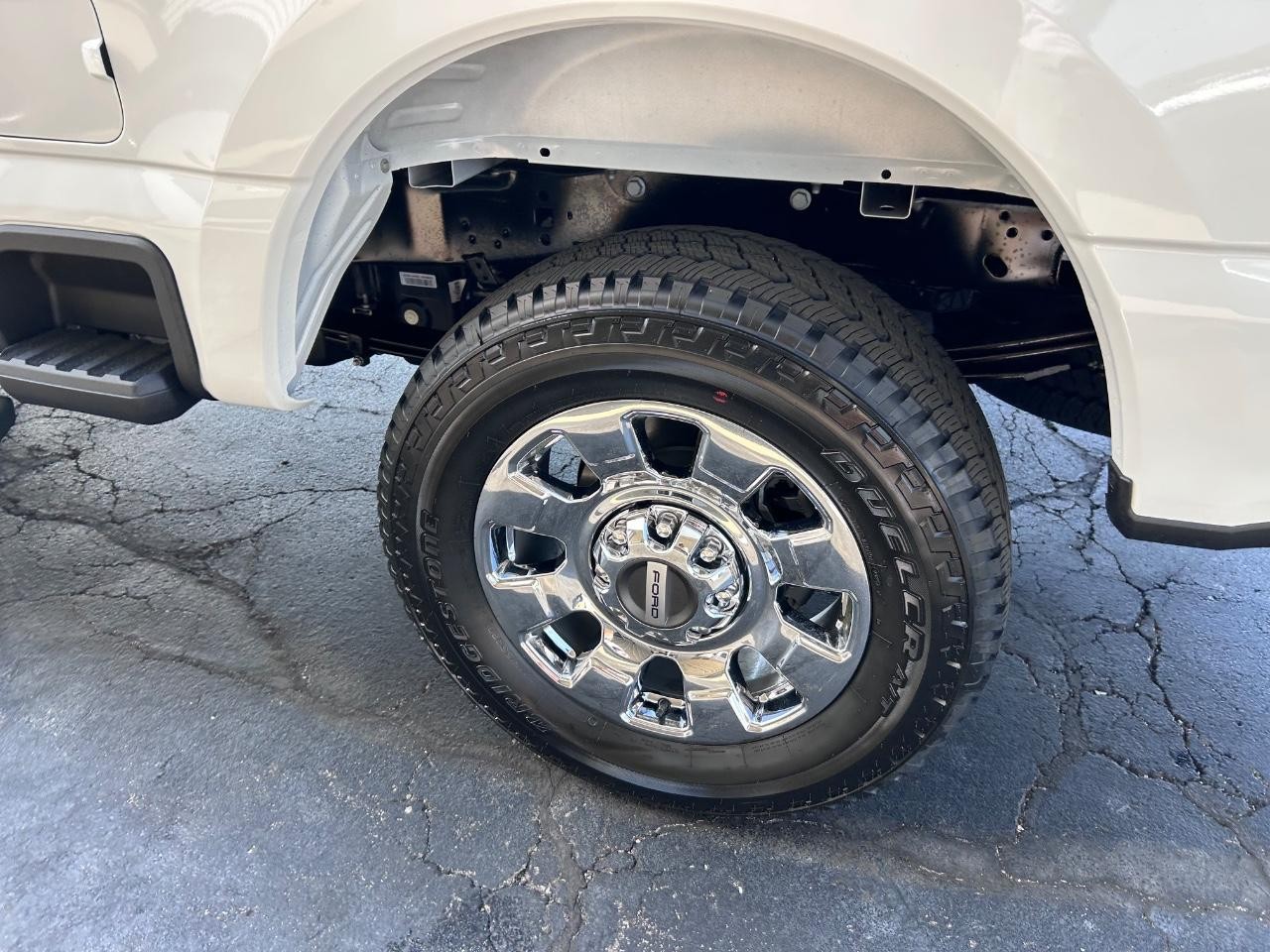 2025 Star White Metallic Tri-Coat Ford Super Duty F-250 SRW 4X4 Truck