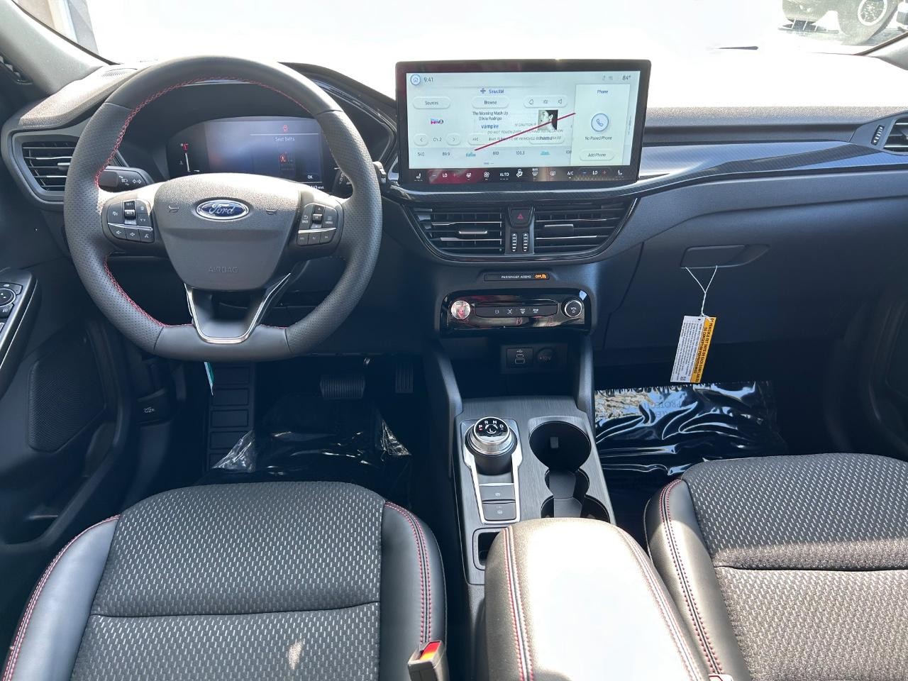 2025 Star White Metallic Tri-Coat Ford Escape ST-Line Select AWD SUV