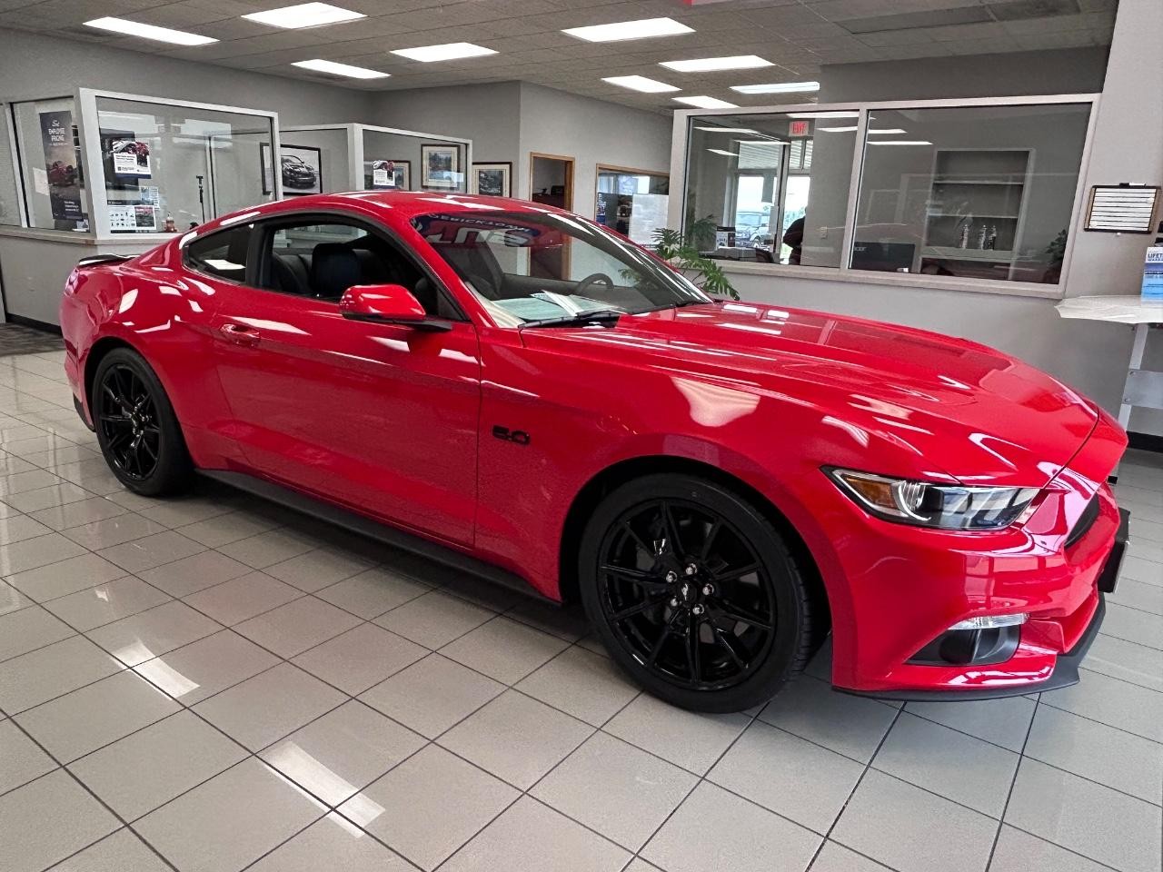 2017 Race Red Ford Mustang GT Premium RWD Coupe