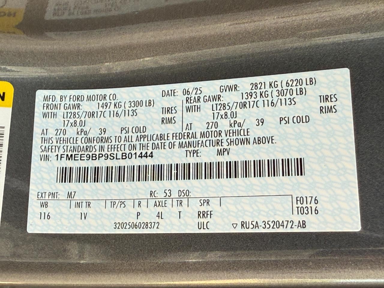 2025 Carbonized Gray Metallic Ford Bronco Badlands 4X4 SUV