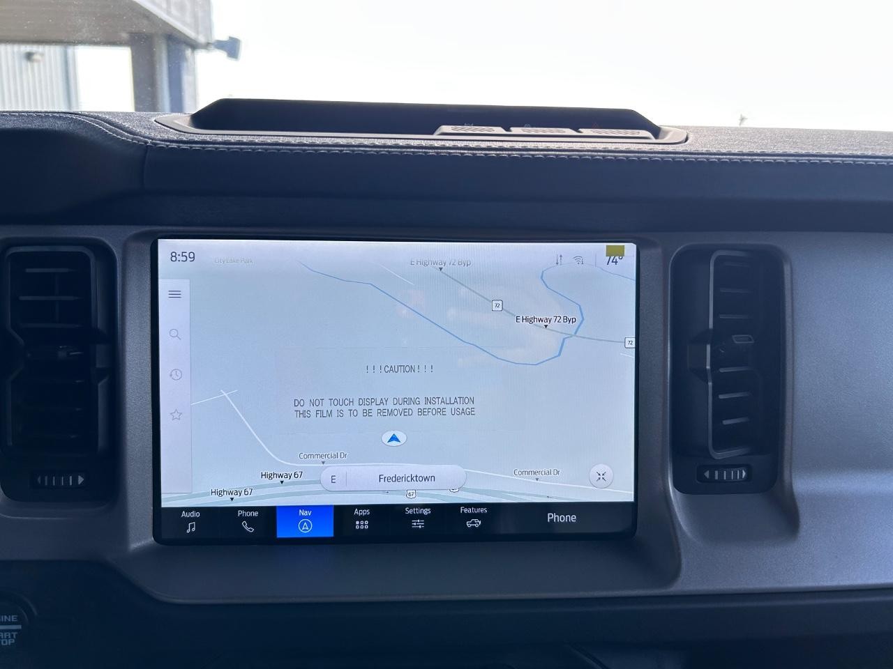 2025 Shadow Black Ford Bronco Outer Banks 4X4 SUV