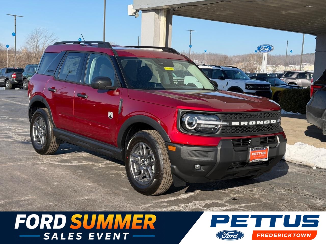 2026 Ruby Red Metallic Tinted Clearcoat Ford Bronco Sport Big Bend