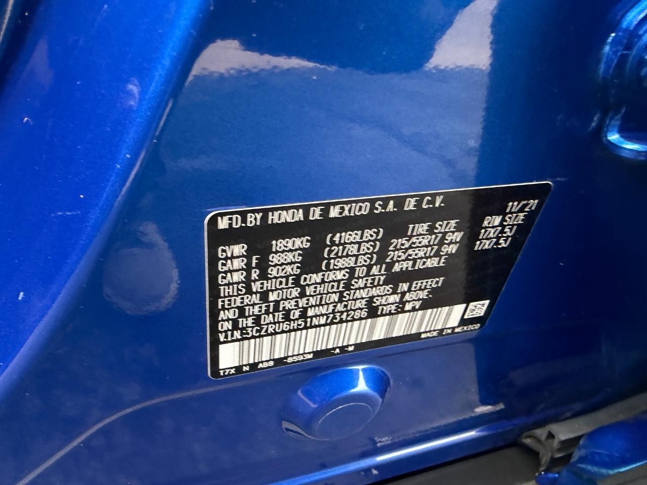 Honda HR-V Vehicle Full-screen Gallery Image 23