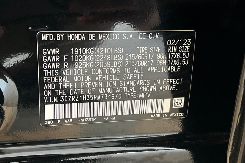 Honda HR-V Vehicle Full-screen Gallery Image 28