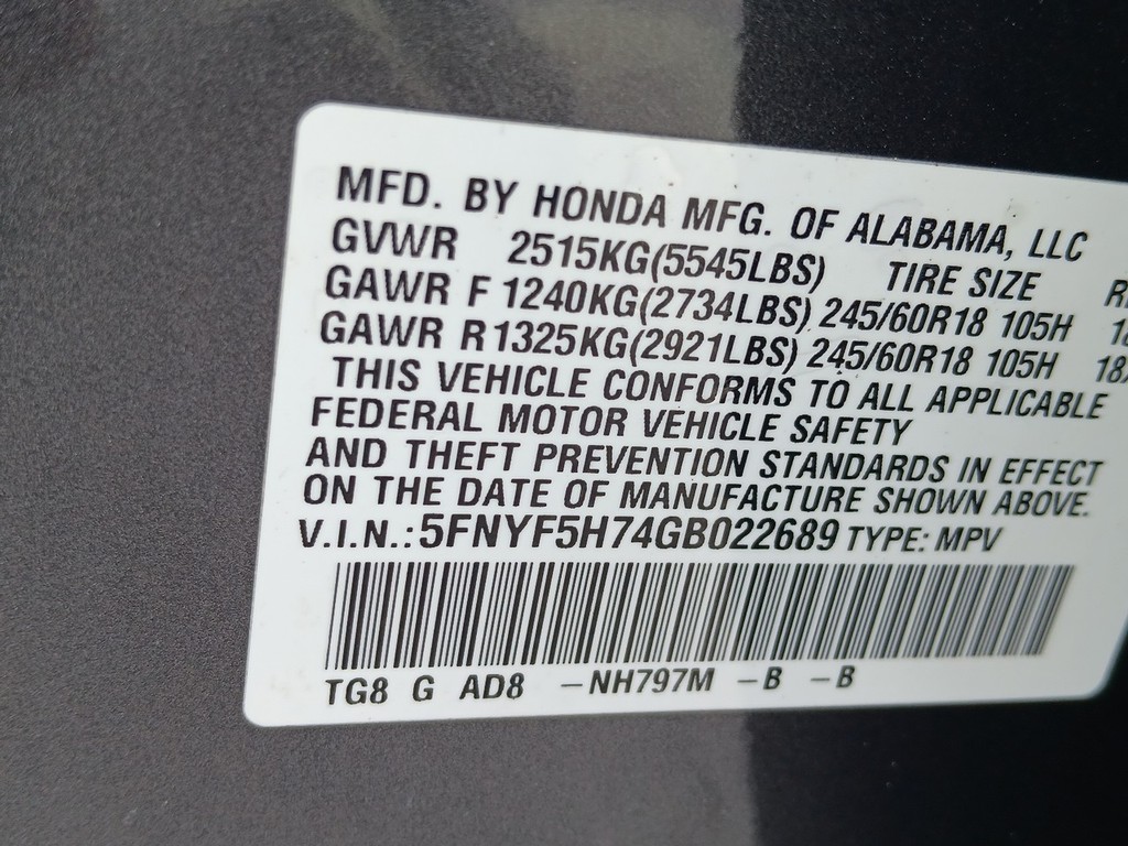 Honda Pilot Vehicle Full-screen Gallery Image 19