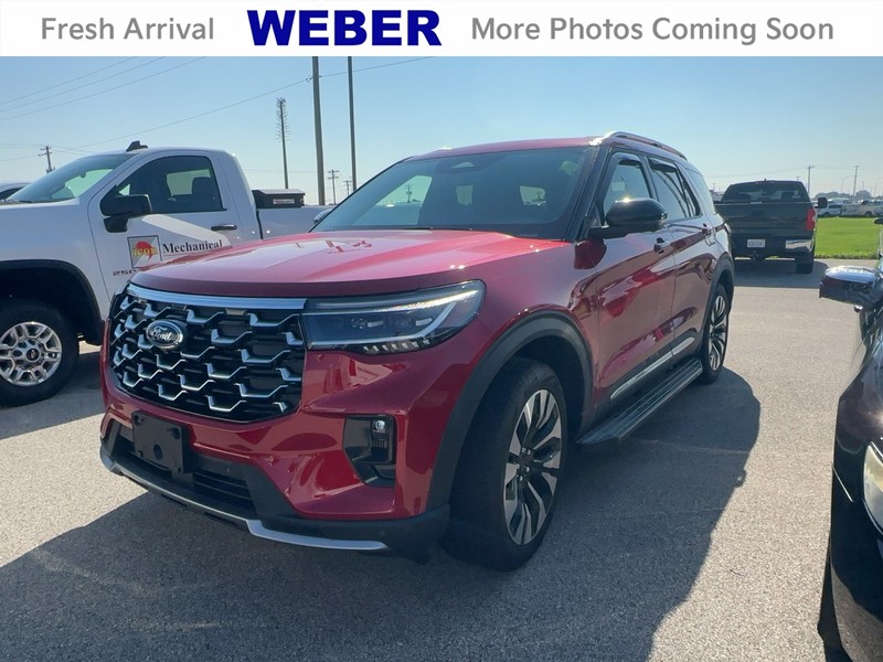 Red Metallic 2026 Ford Explorer SUV / Crossover All-Wheel Drive