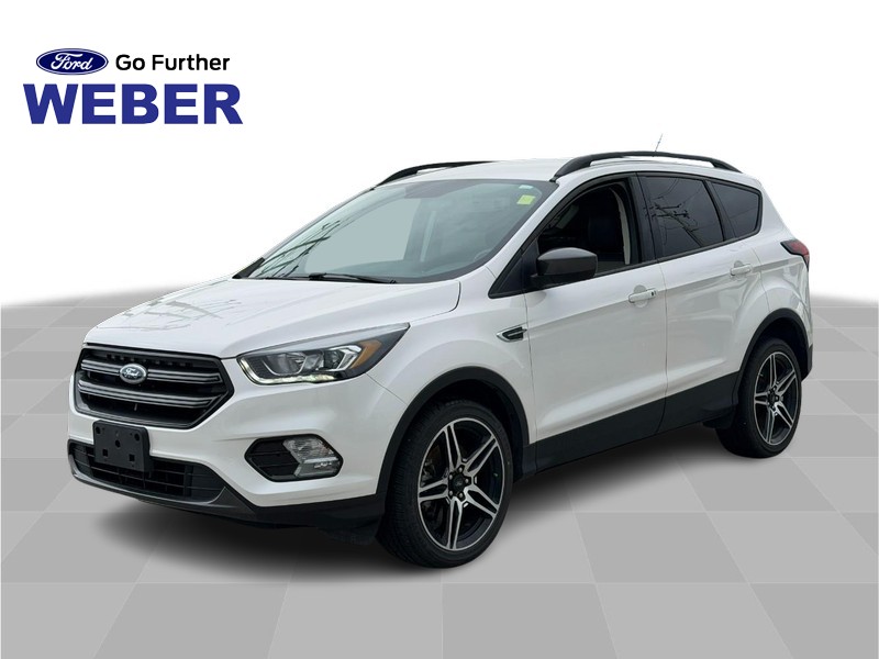 White Platinum Metallic Tri-Coat 2019 Ford Escape SUV / Crossover All-Wheel Drive Automatic