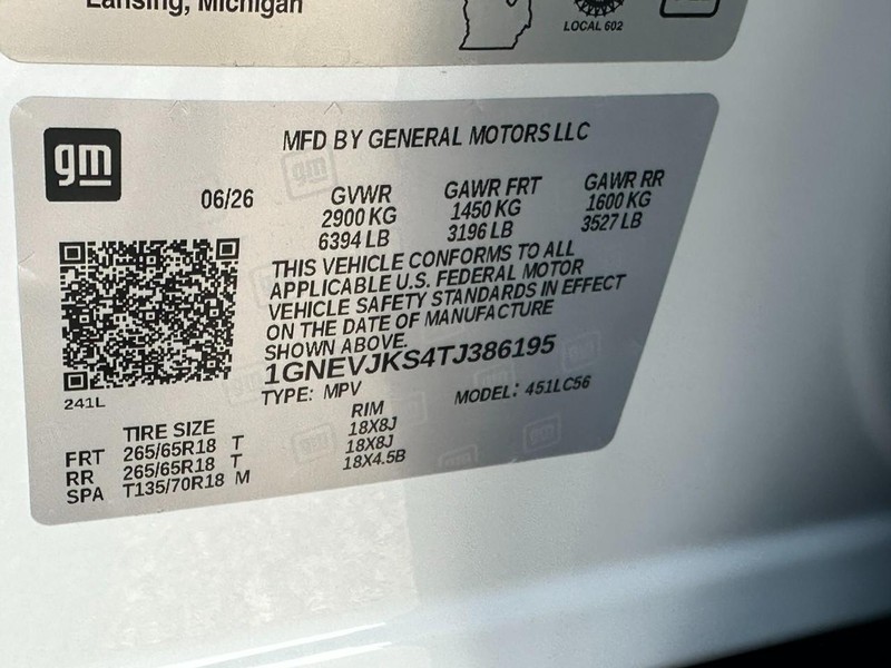 Chevrolet Traverse Vehicle Full-screen Gallery Image 16