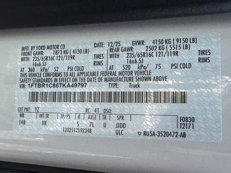 Ford Transit Cargo Van Vehicle Full-screen Gallery Image 18