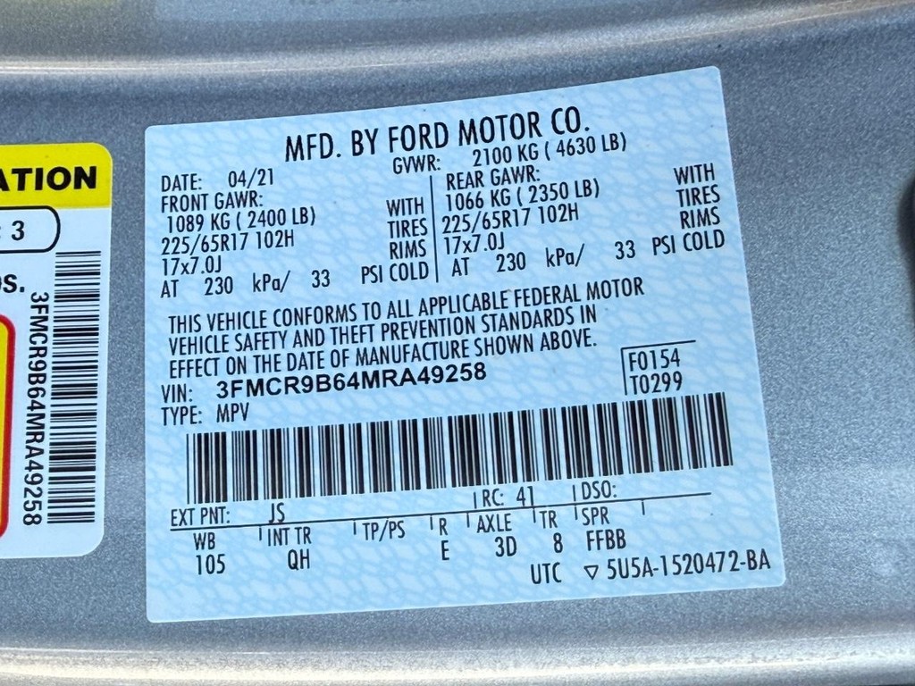 Ford Bronco Sport Vehicle Full-screen Gallery Image 27