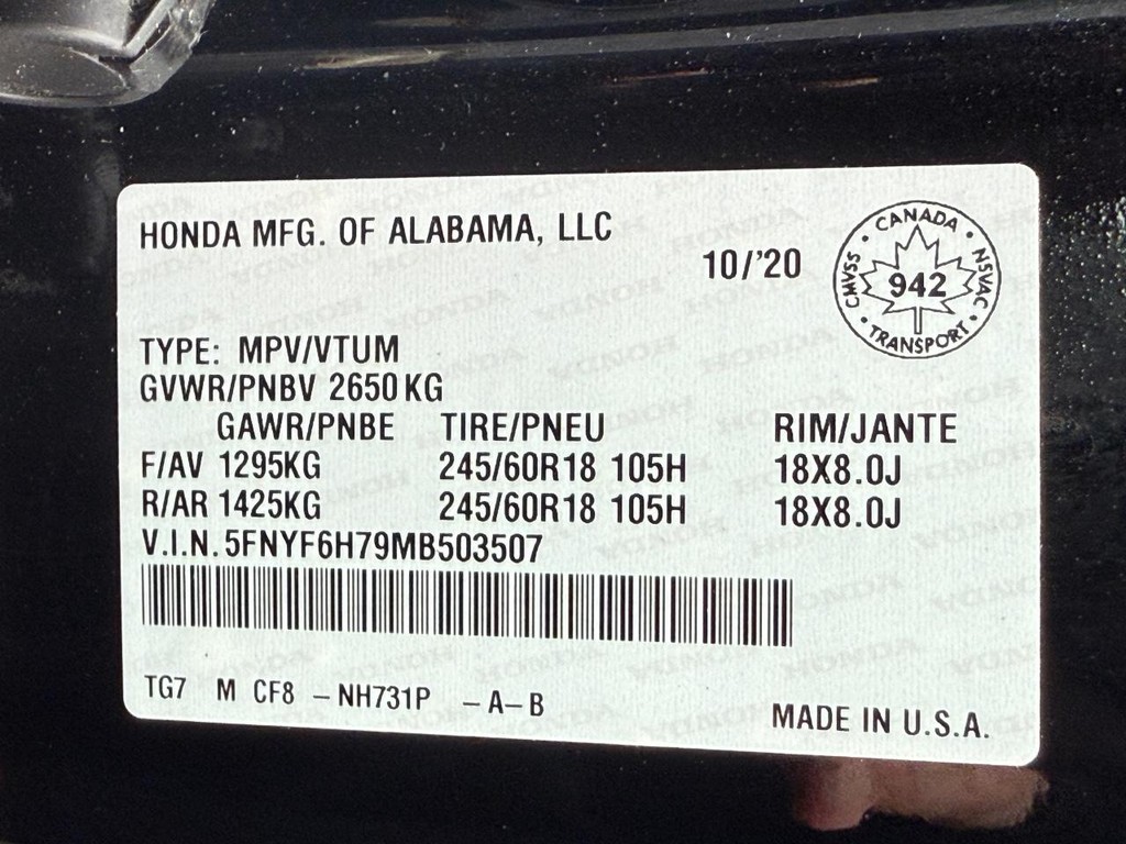 Honda Pilot Vehicle Full-screen Gallery Image 29