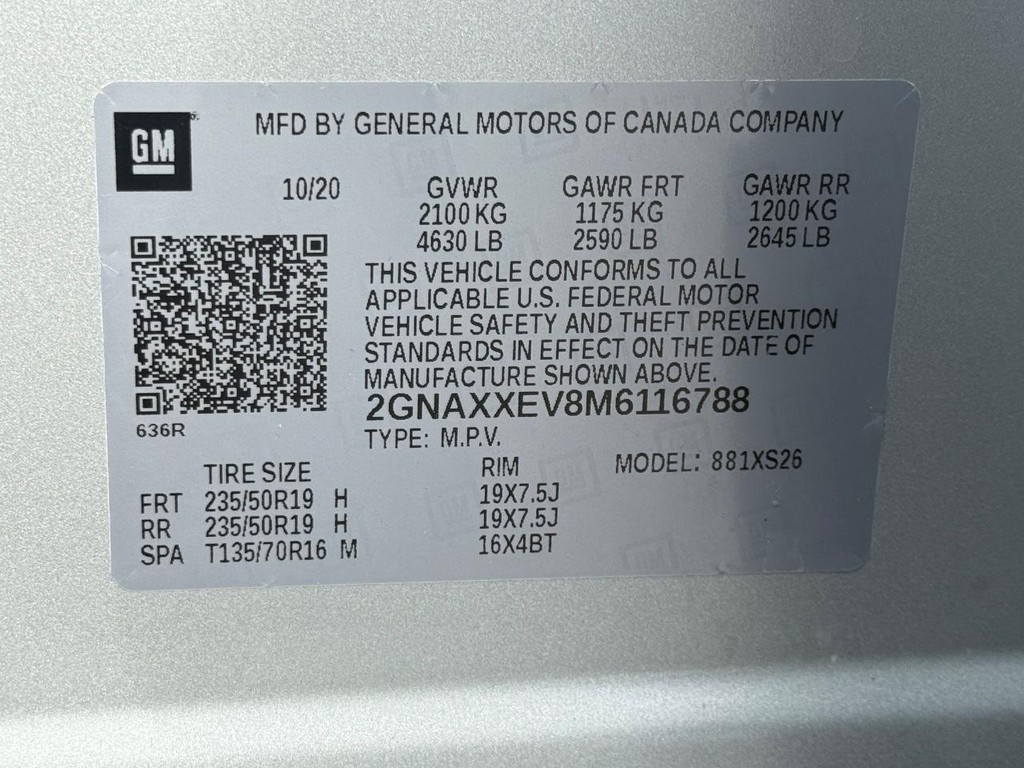 Chevrolet Equinox Vehicle Full-screen Gallery Image 22