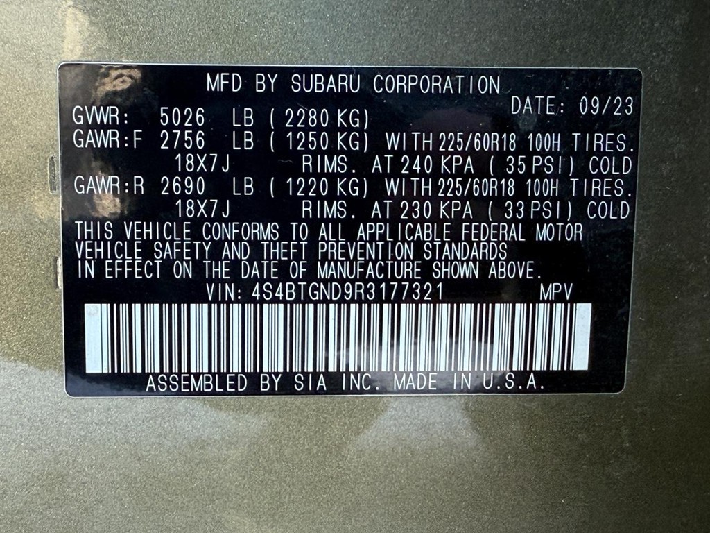 Subaru Outback Vehicle Full-screen Gallery Image 28