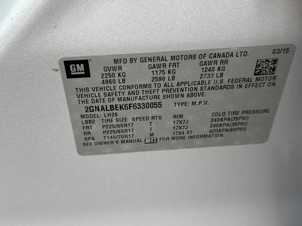 Chevrolet Equinox Vehicle Full-screen Gallery Image 21