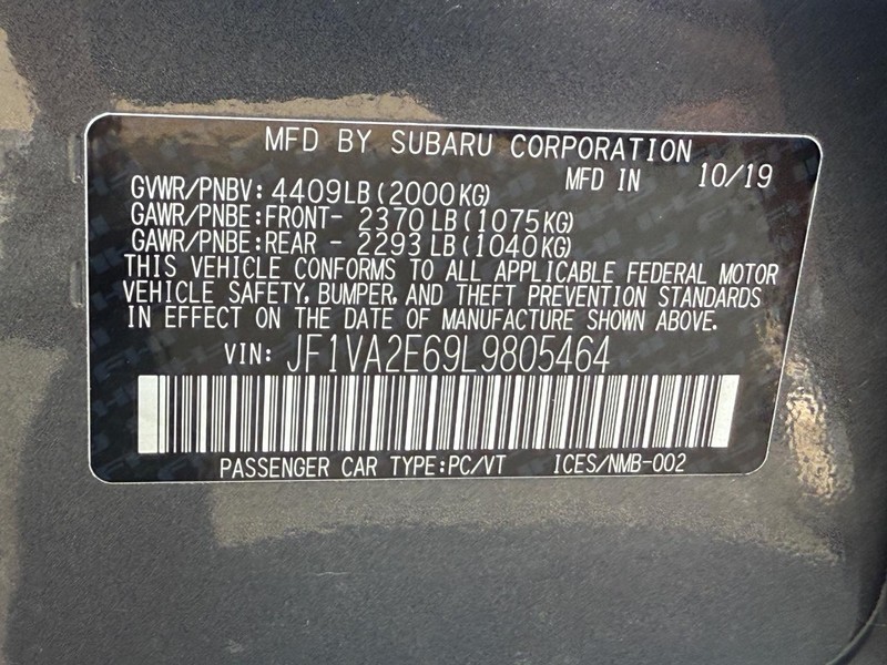 Subaru WRX Vehicle Full-screen Gallery Image 37