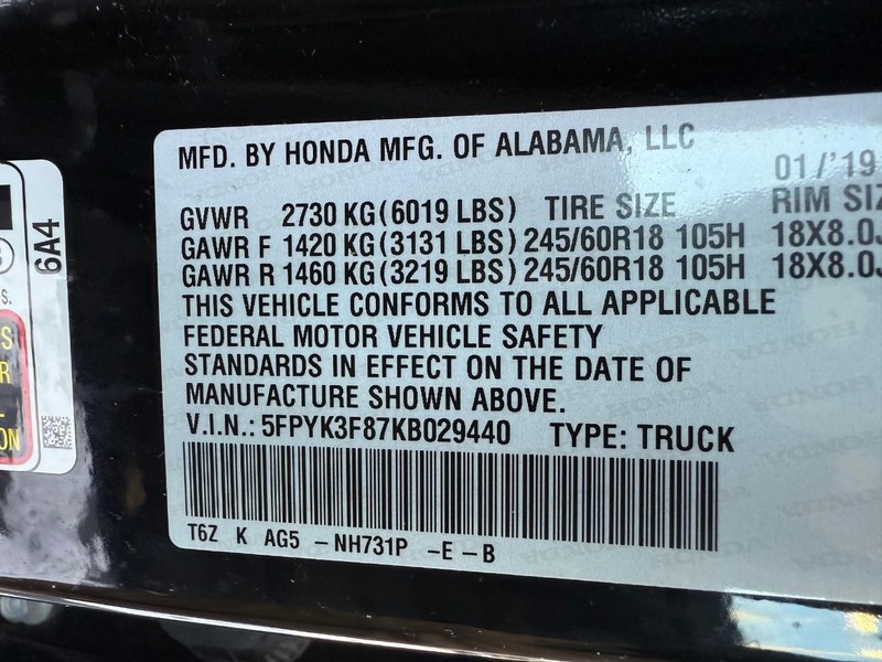 Honda Ridgeline Vehicle Full-screen Gallery Image 32