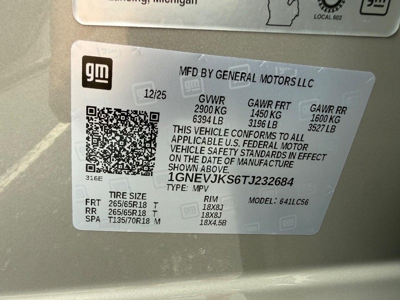 Chevrolet Traverse Vehicle Full-screen Gallery Image 33