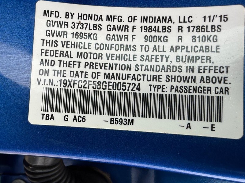 Honda Civic Sedan Vehicle Full-screen Gallery Image 22