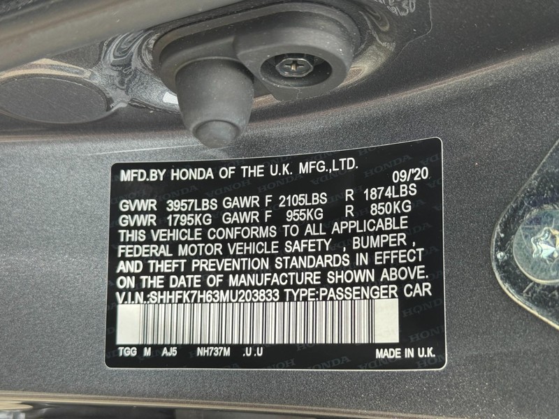Honda Civic Hatchback Vehicle Full-screen Gallery Image 16