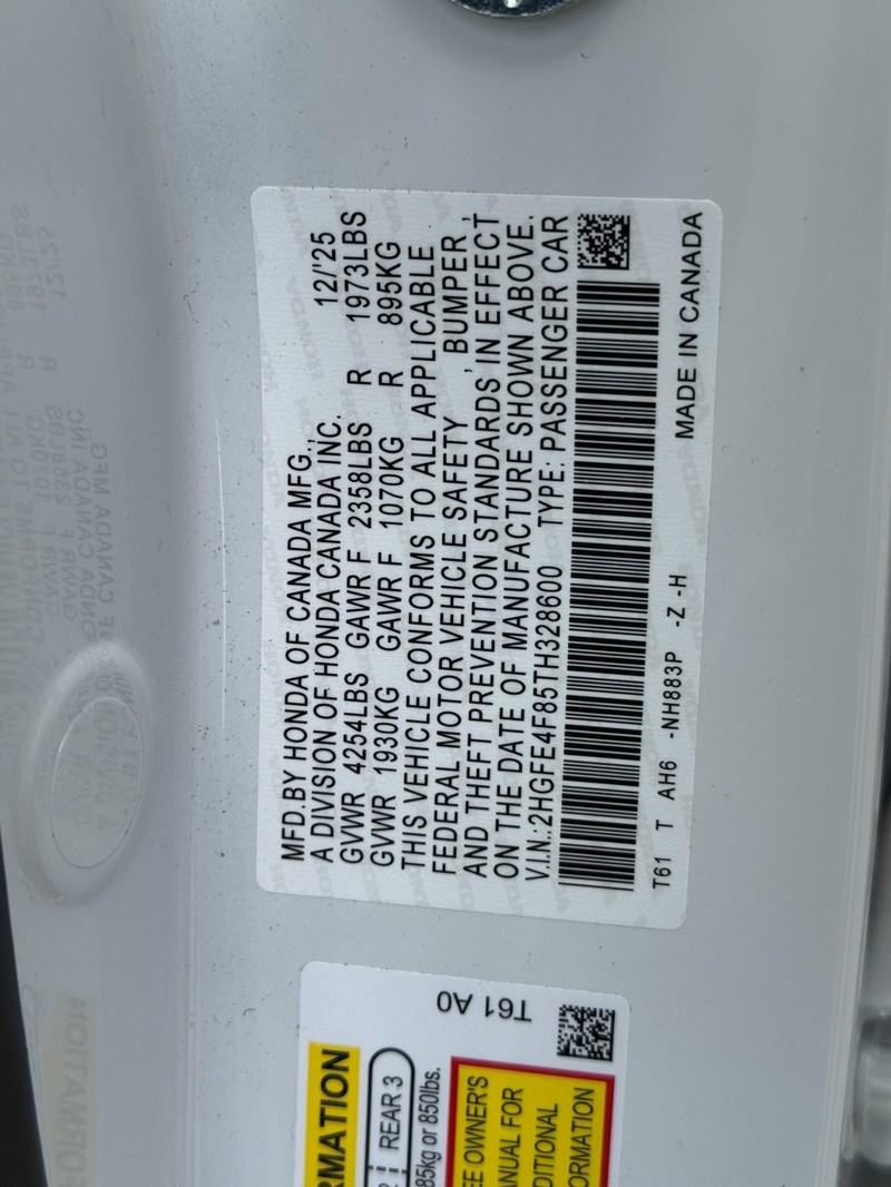Honda Civic Sedan Hybrid Vehicle Full-screen Gallery Image 25
