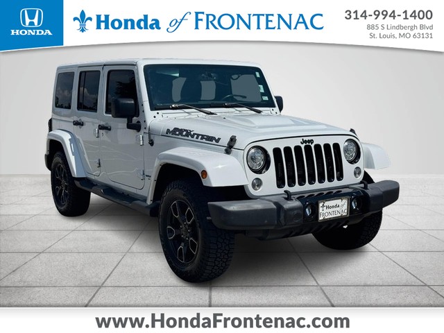 St. Louis MO 2017 Jeep Wrangler Unlimited more details - jeep wrangler unlimited