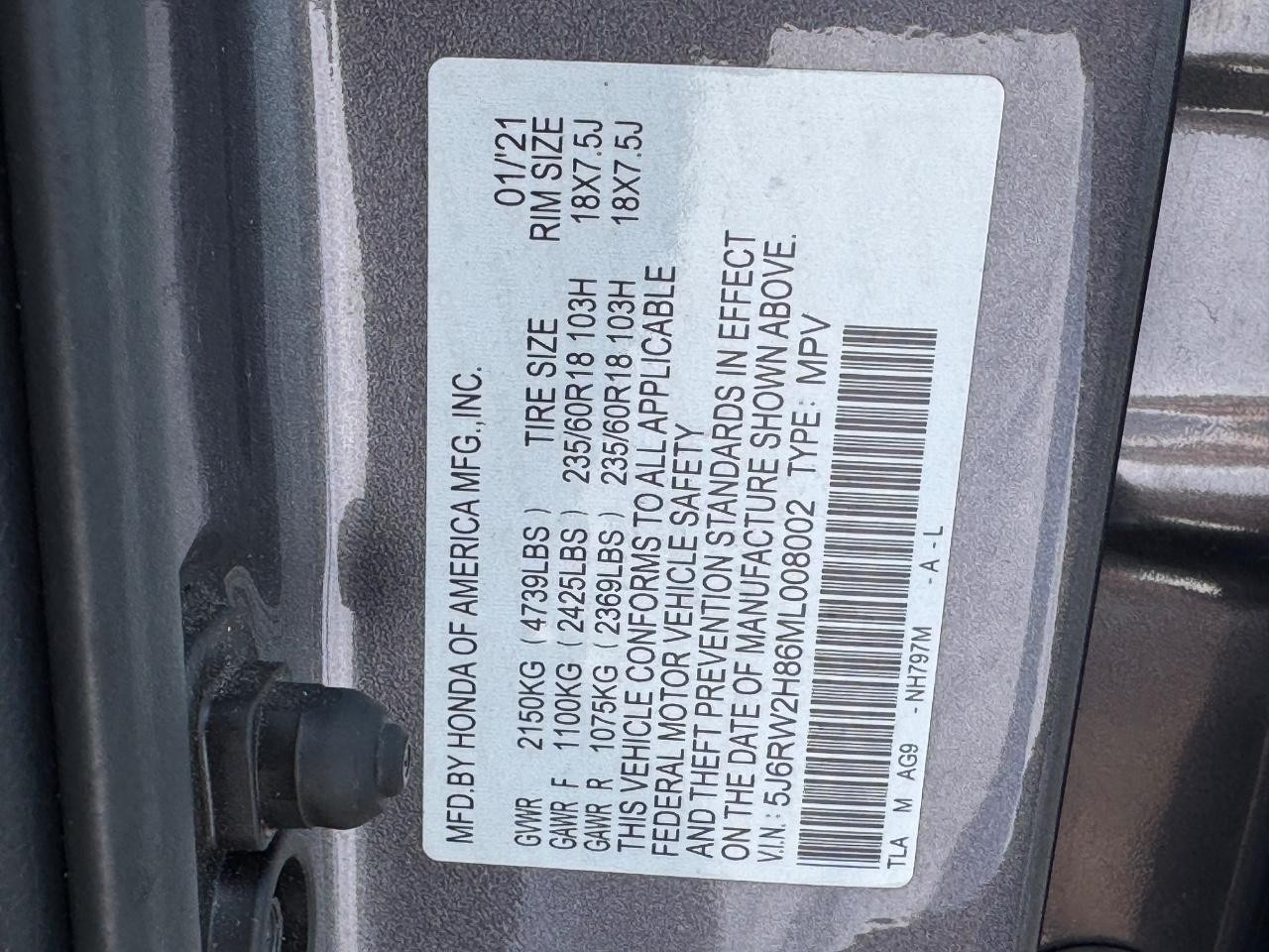 Honda CR-V Vehicle Full-screen Gallery Image 26