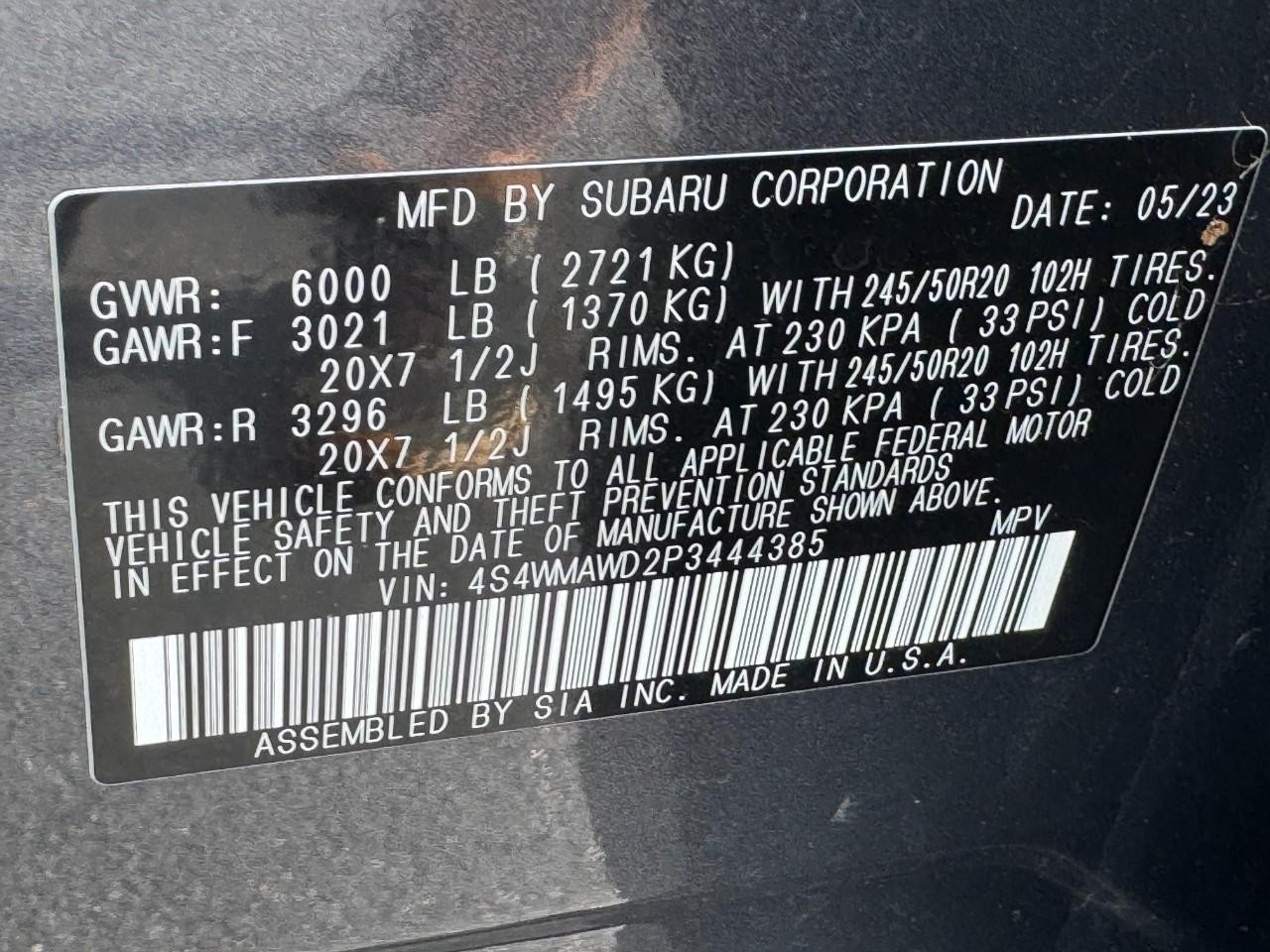 Subaru Ascent Vehicle Full-screen Gallery Image 29