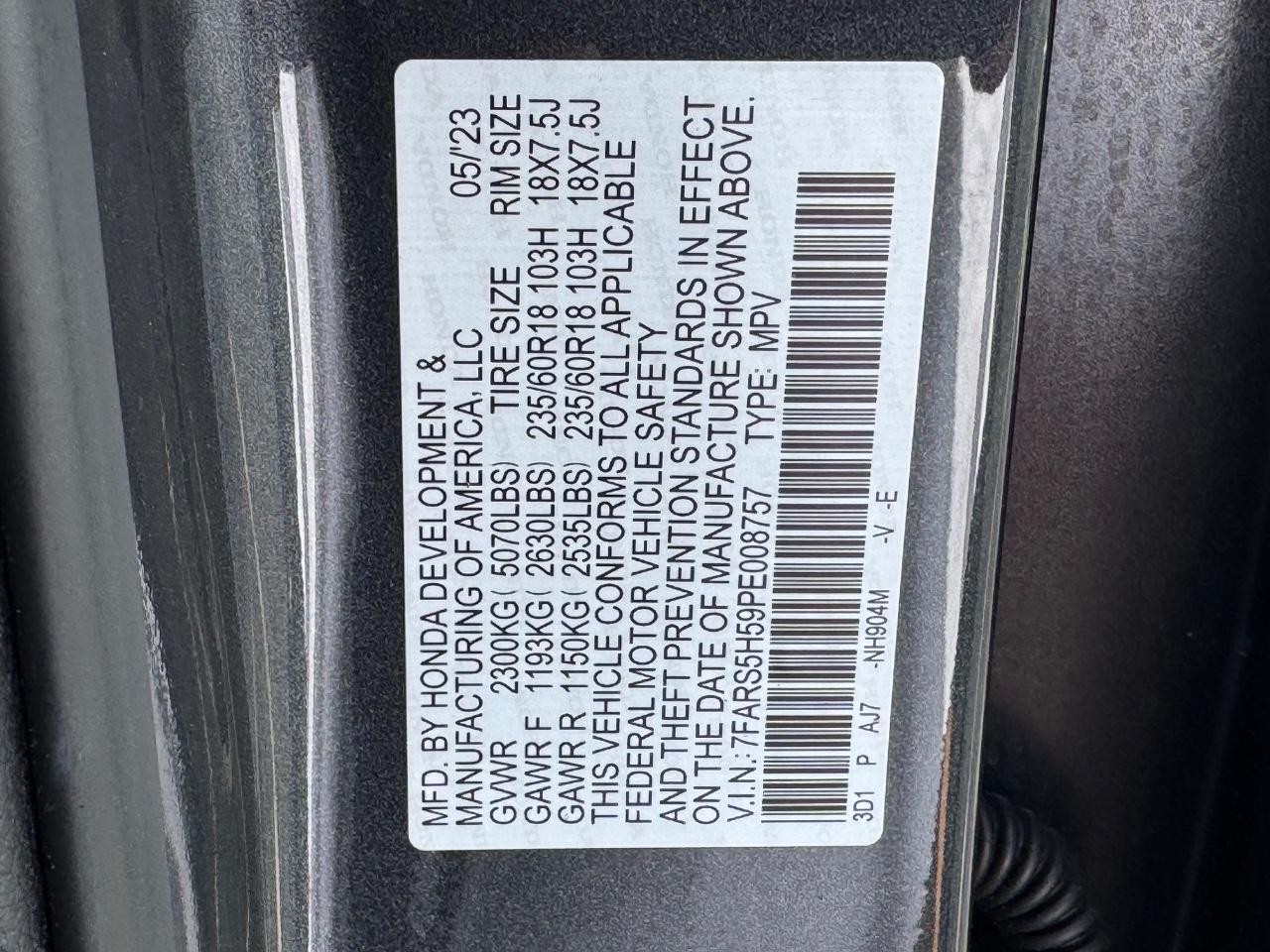 Honda CR-V Hybrid Vehicle Full-screen Gallery Image 27