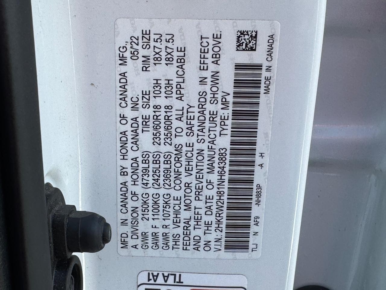 Honda CR-V Vehicle Full-screen Gallery Image 26