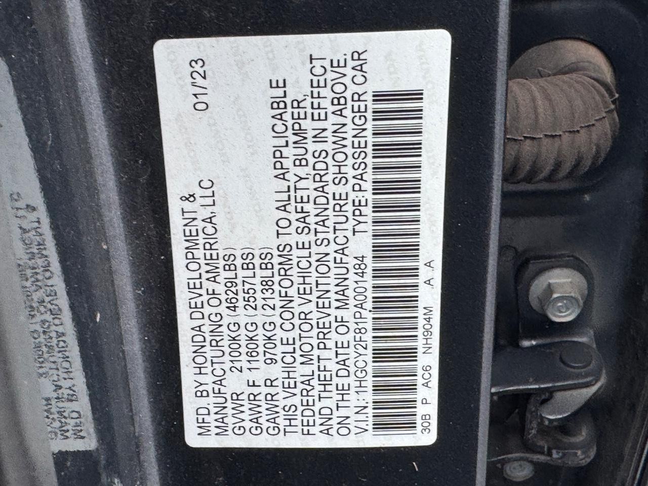 Honda Accord Hybrid Vehicle Full-screen Gallery Image 27