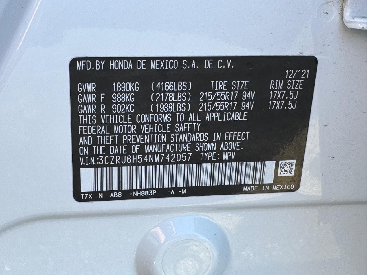 Honda HR-V Vehicle Full-screen Gallery Image 26