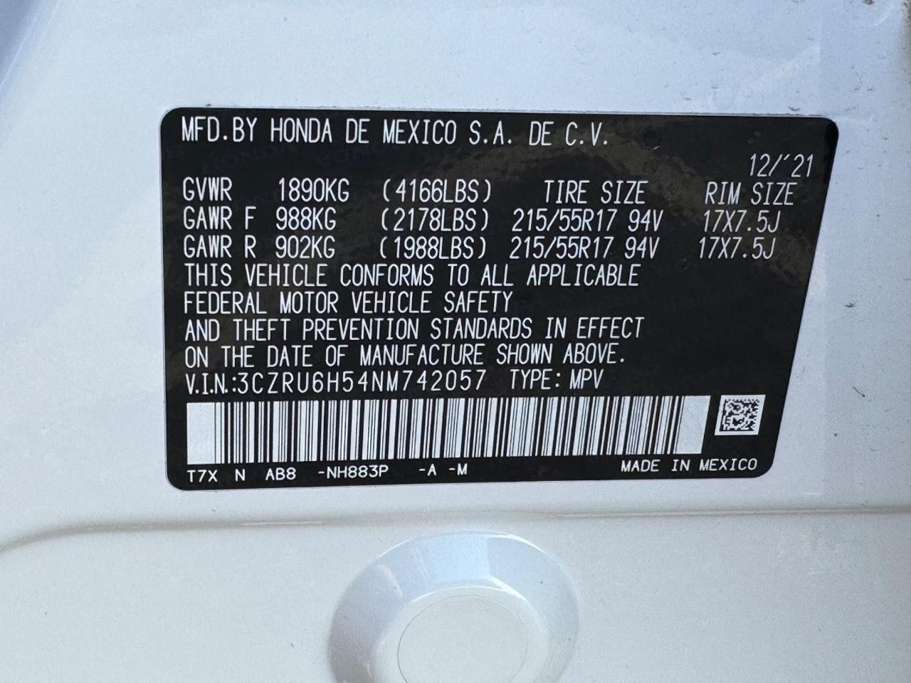 Honda HR-V Vehicle Full-screen Gallery Image 52