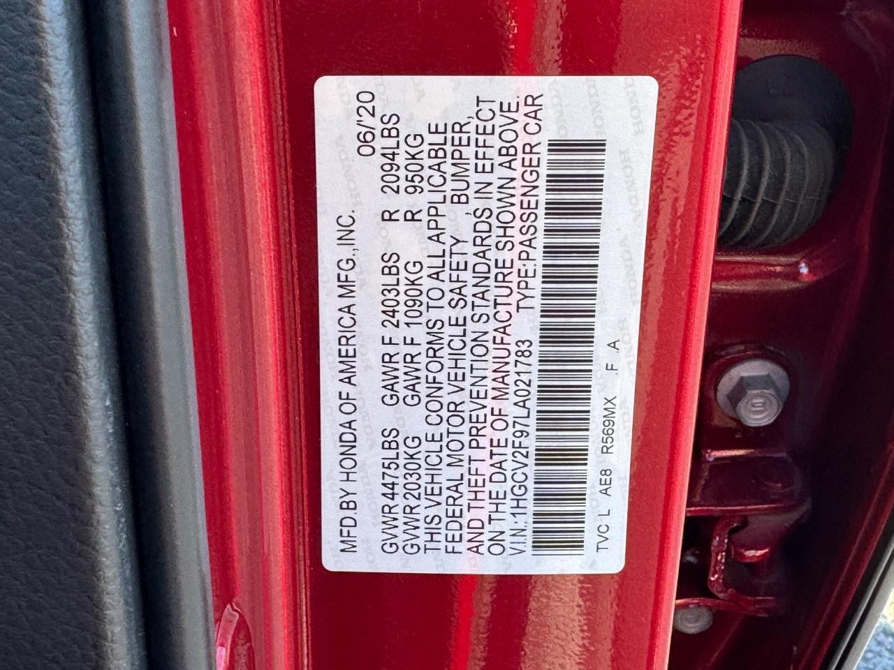 Honda Accord Sedan Vehicle Full-screen Gallery Image 28