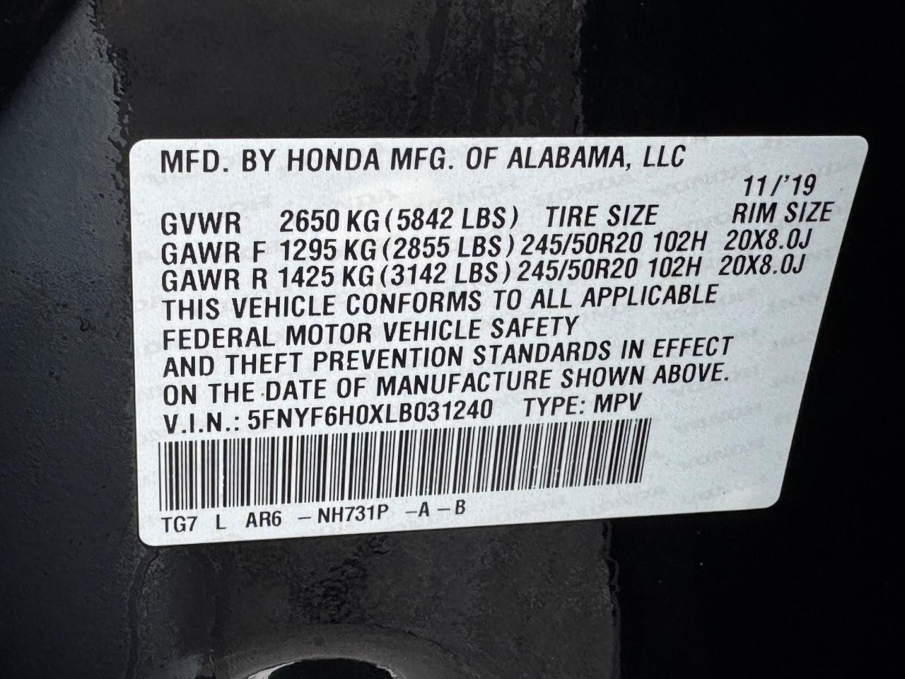 Honda Pilot Vehicle Full-screen Gallery Image 30