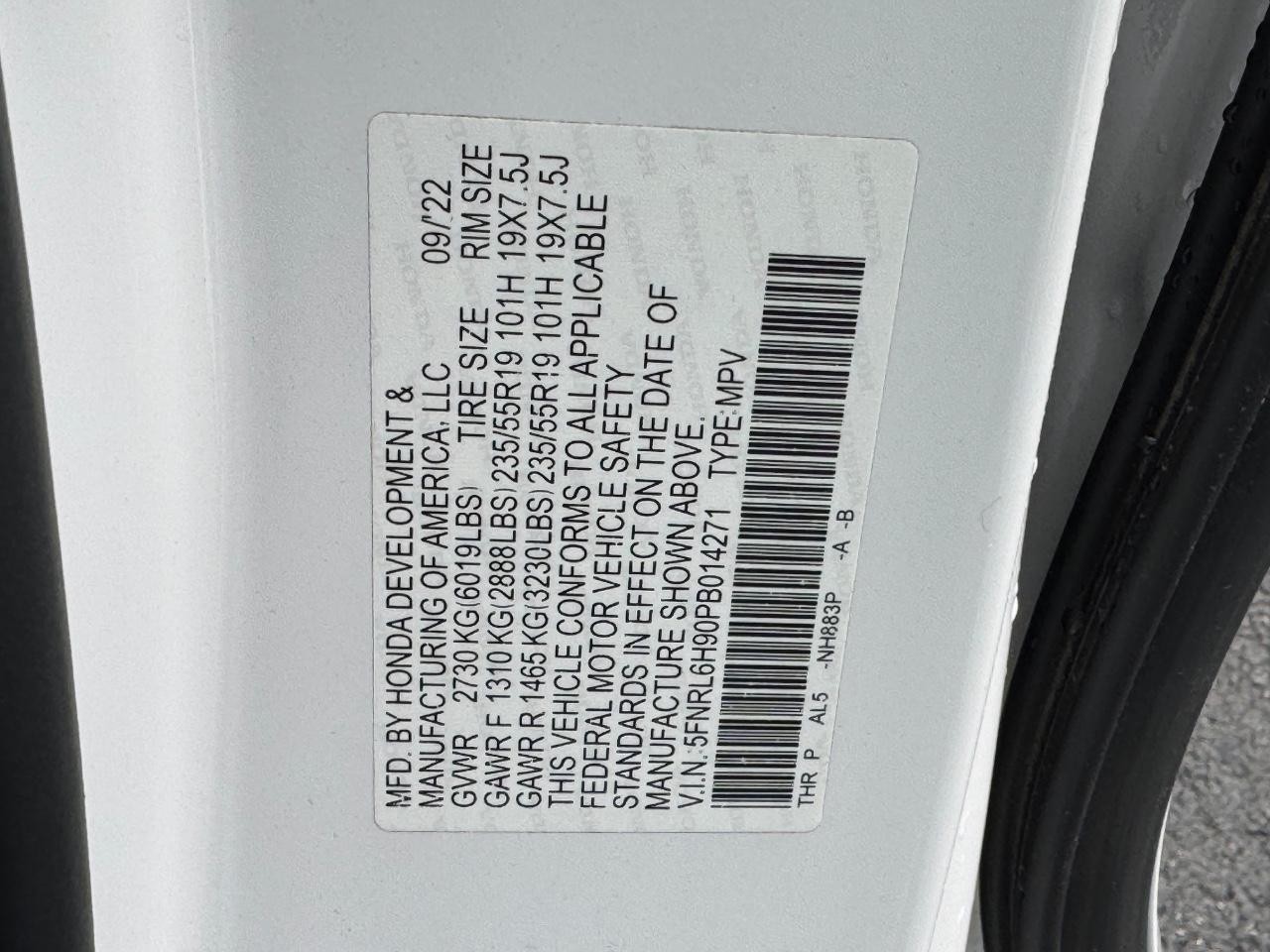 Honda Odyssey Vehicle Full-screen Gallery Image 28