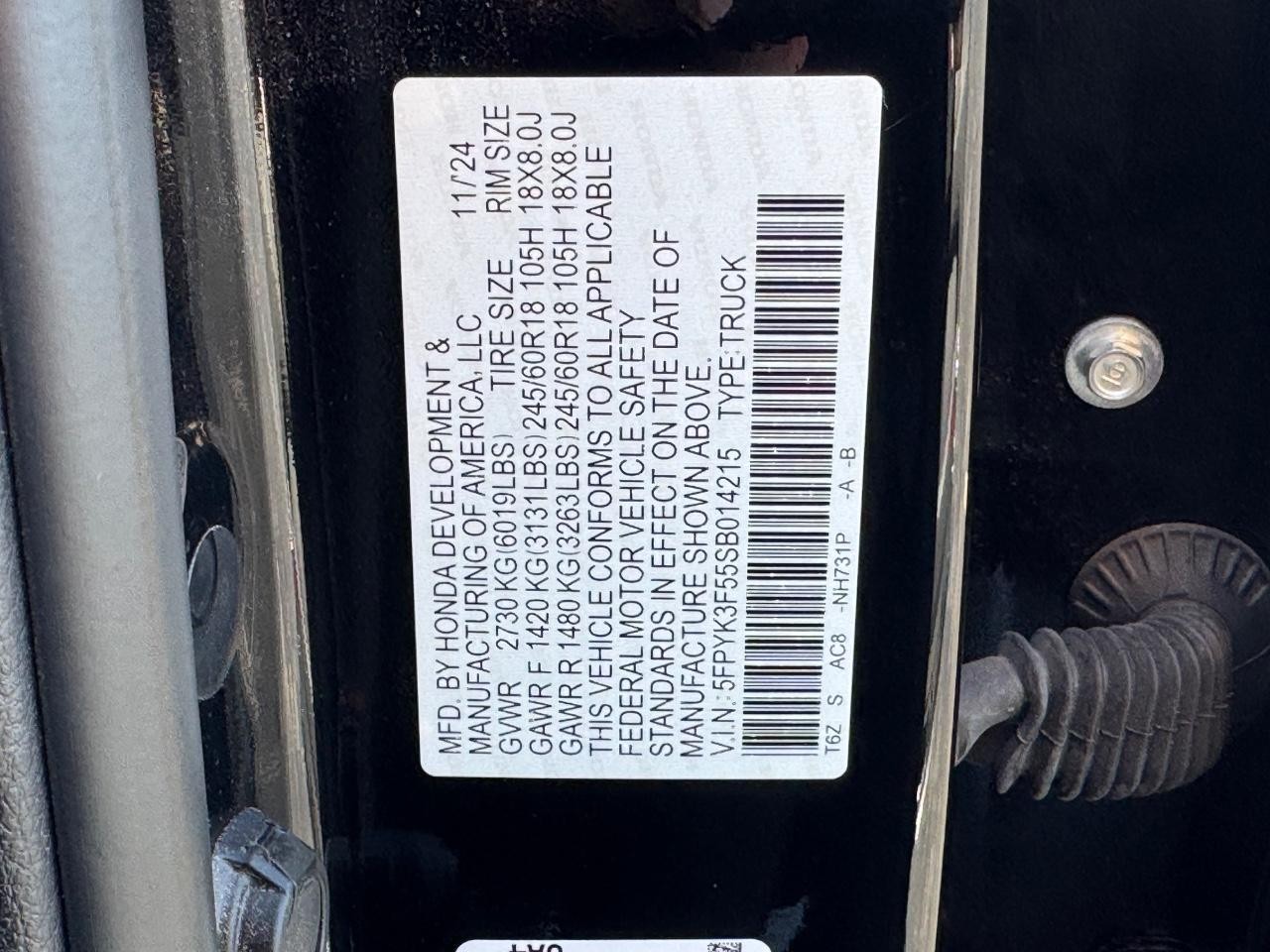 Honda Ridgeline Vehicle Full-screen Gallery Image 27