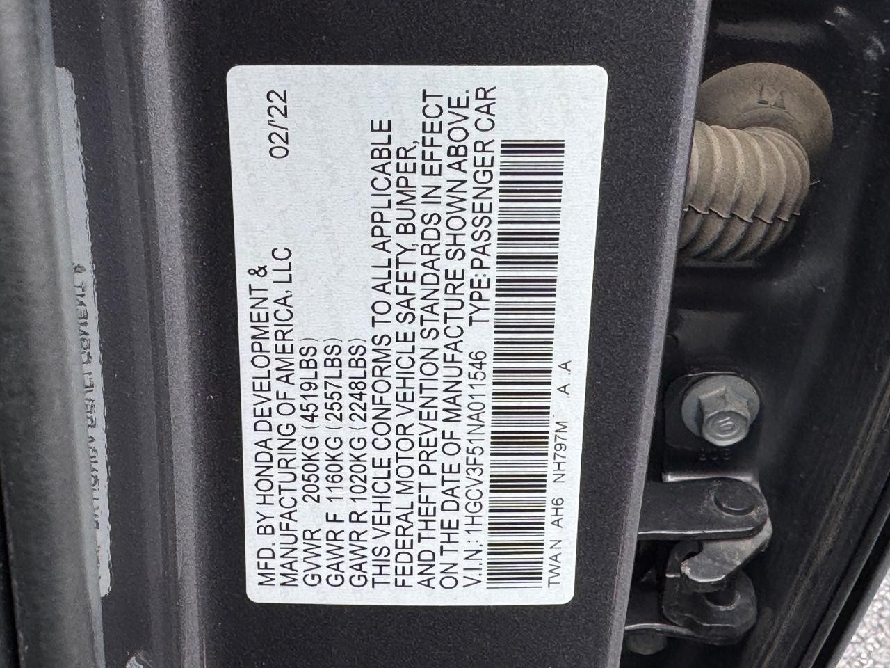 Honda Accord Hybrid Vehicle Full-screen Gallery Image 33