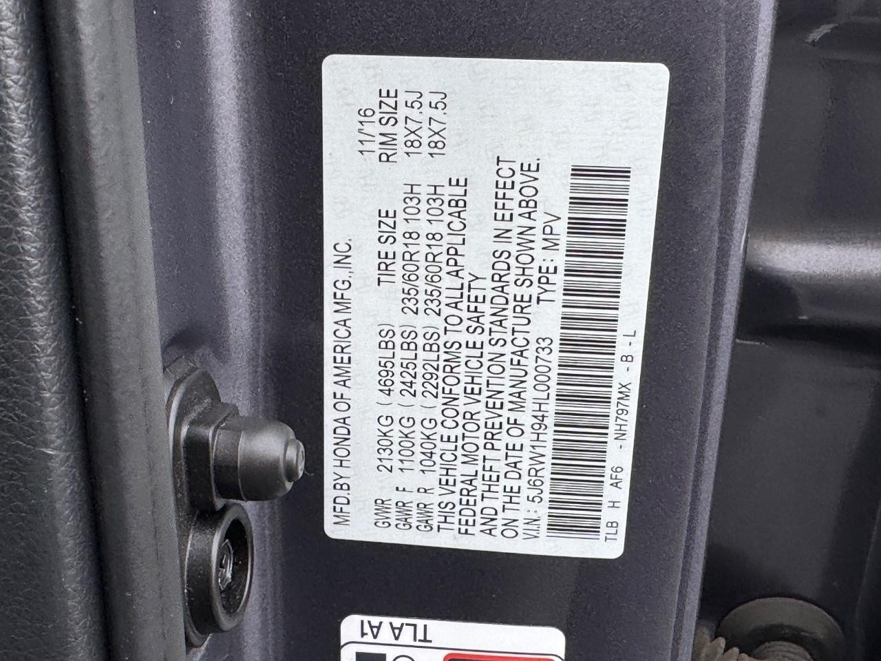 Honda CR-V Vehicle Full-screen Gallery Image 27