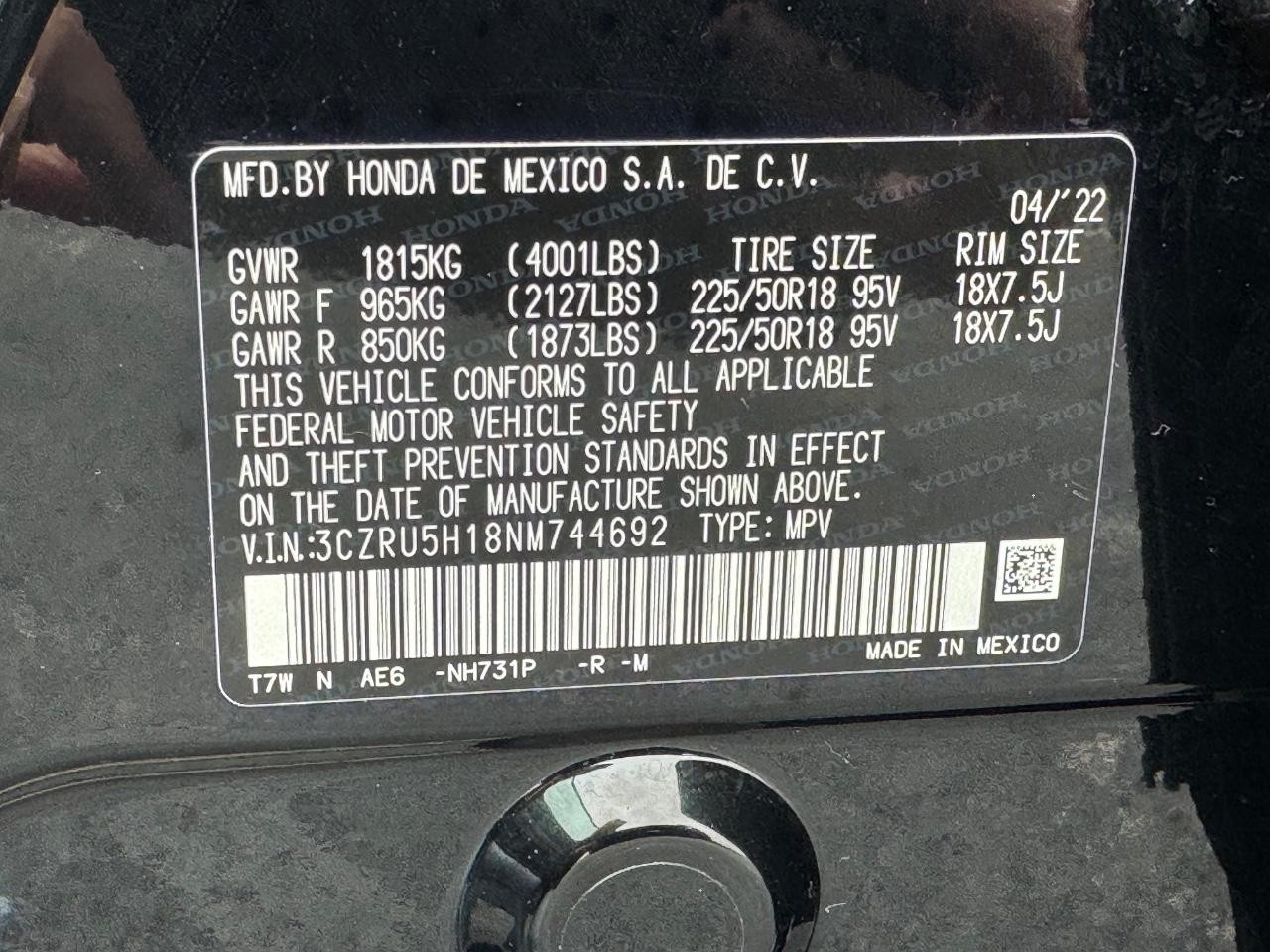 Honda HR-V Vehicle Full-screen Gallery Image 25