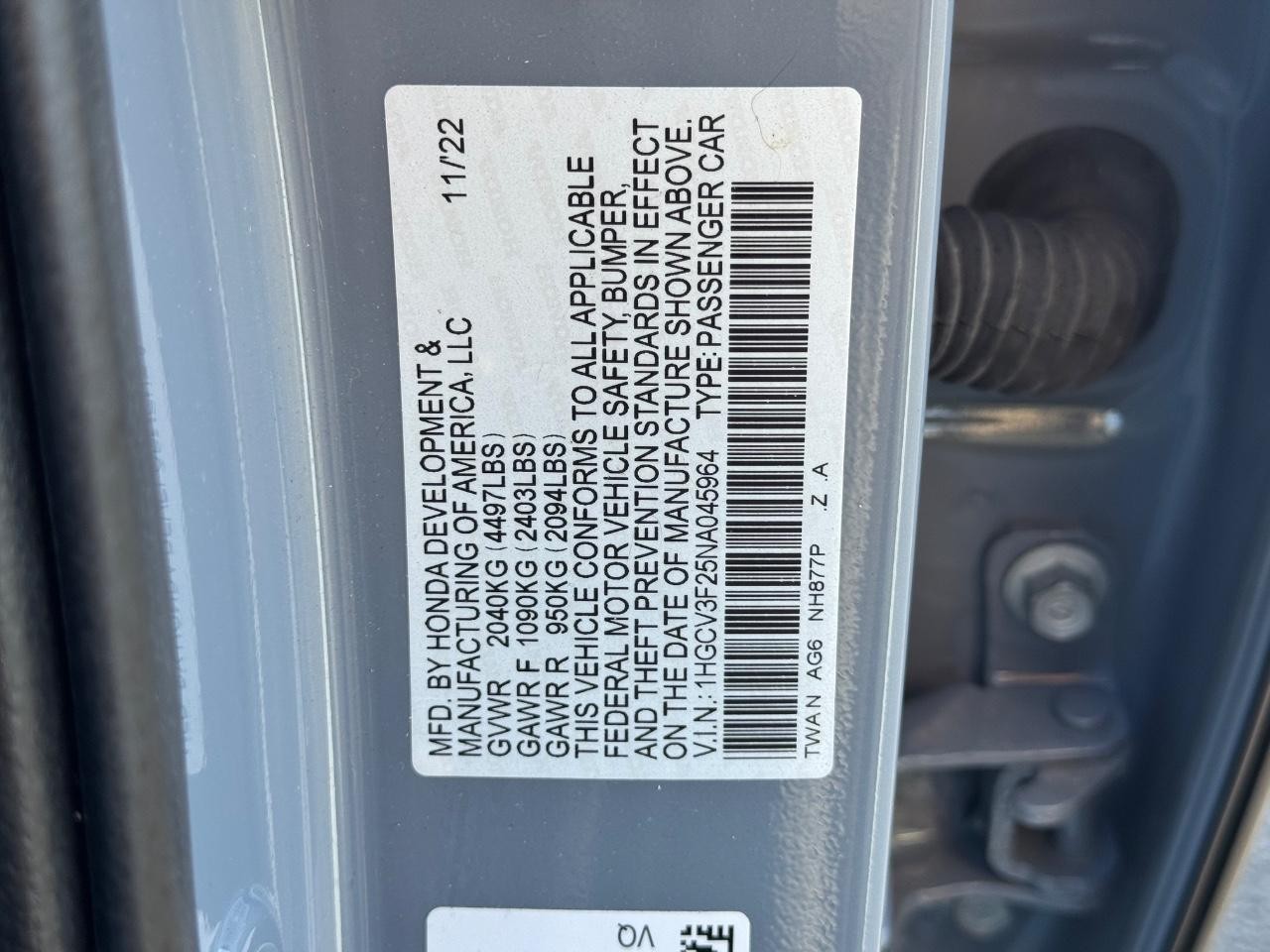 Honda Accord Hybrid Vehicle Full-screen Gallery Image 25